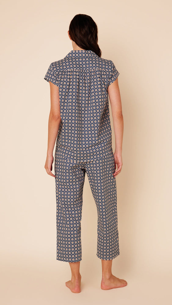 Newport Daisy Luxe Pima Cotton Capri Pajama Set – Hedges Designs