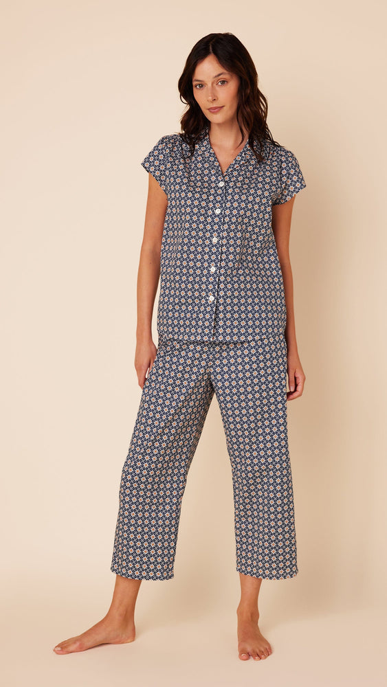 Newport Daisy Luxe Pima Cotton Capri Pajama Set