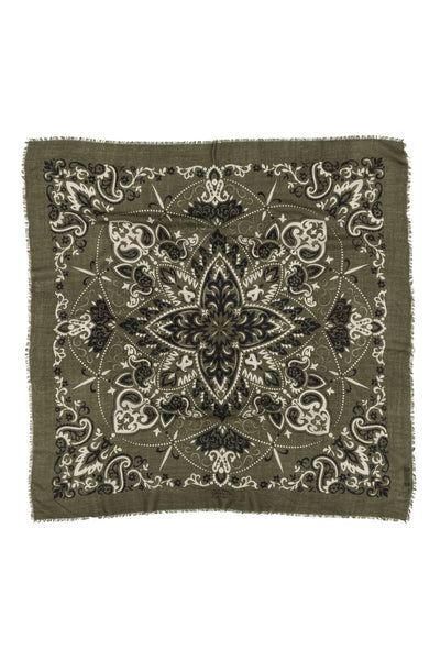 Bandana Scarf - Khaki