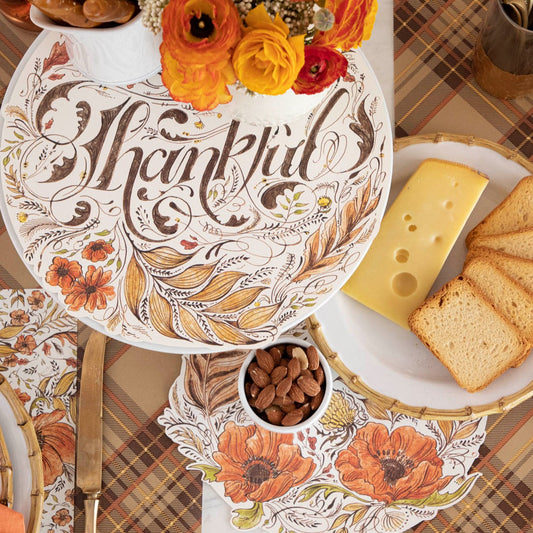 Pack of 12 Serving Papers - Thankful