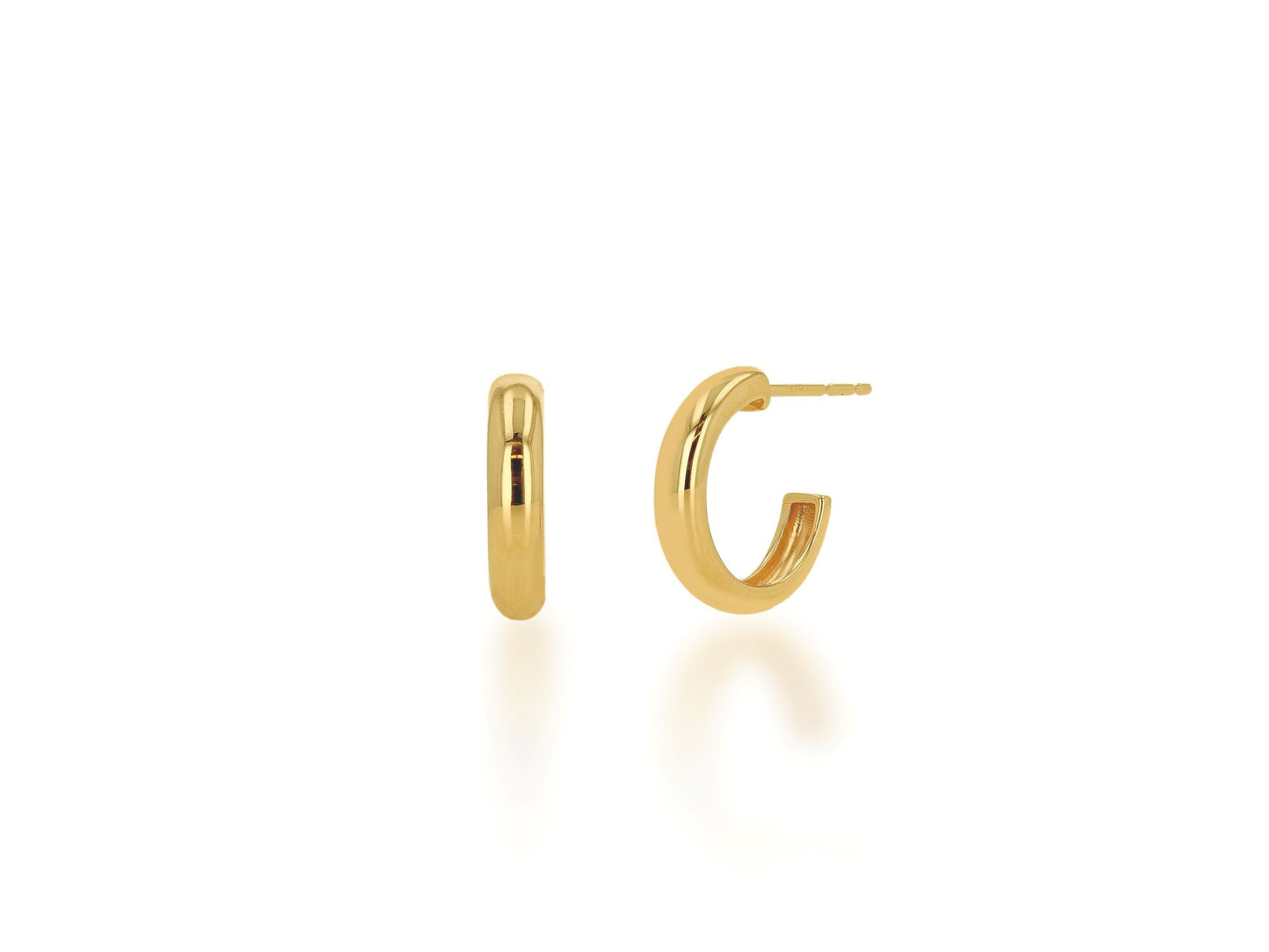 Gold Huggie Earrings