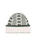 The Chalet Beanie -  Cream/Forest