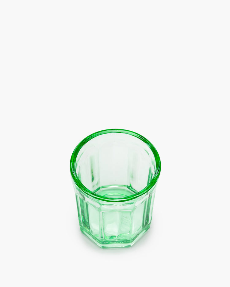 7.5oz Green Glass Drinking Glass