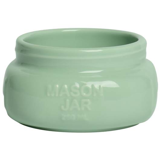Short/Wide Mason Jar- Mint