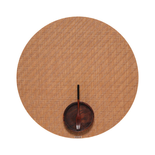 Chilewich - Foxtail Table Mat 15" Round - Honey