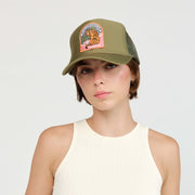 Eenie Meenie Miney Mo Trucker Hat - Olive