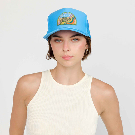Not all Those Who Wander Trucker Hat - Azure
