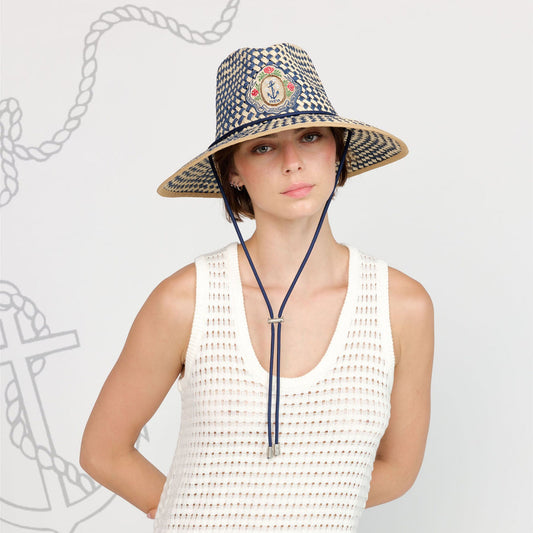 Sally Sells Seashells Lifeguard Hat - Navy