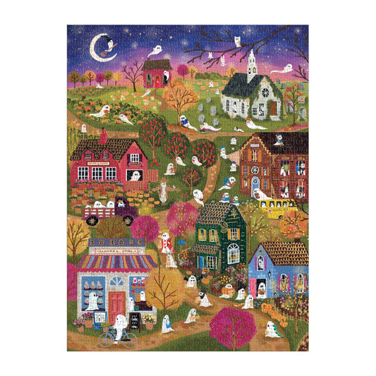 1000 Piece Foil Puzzle -Joy Laforme Spooky Village