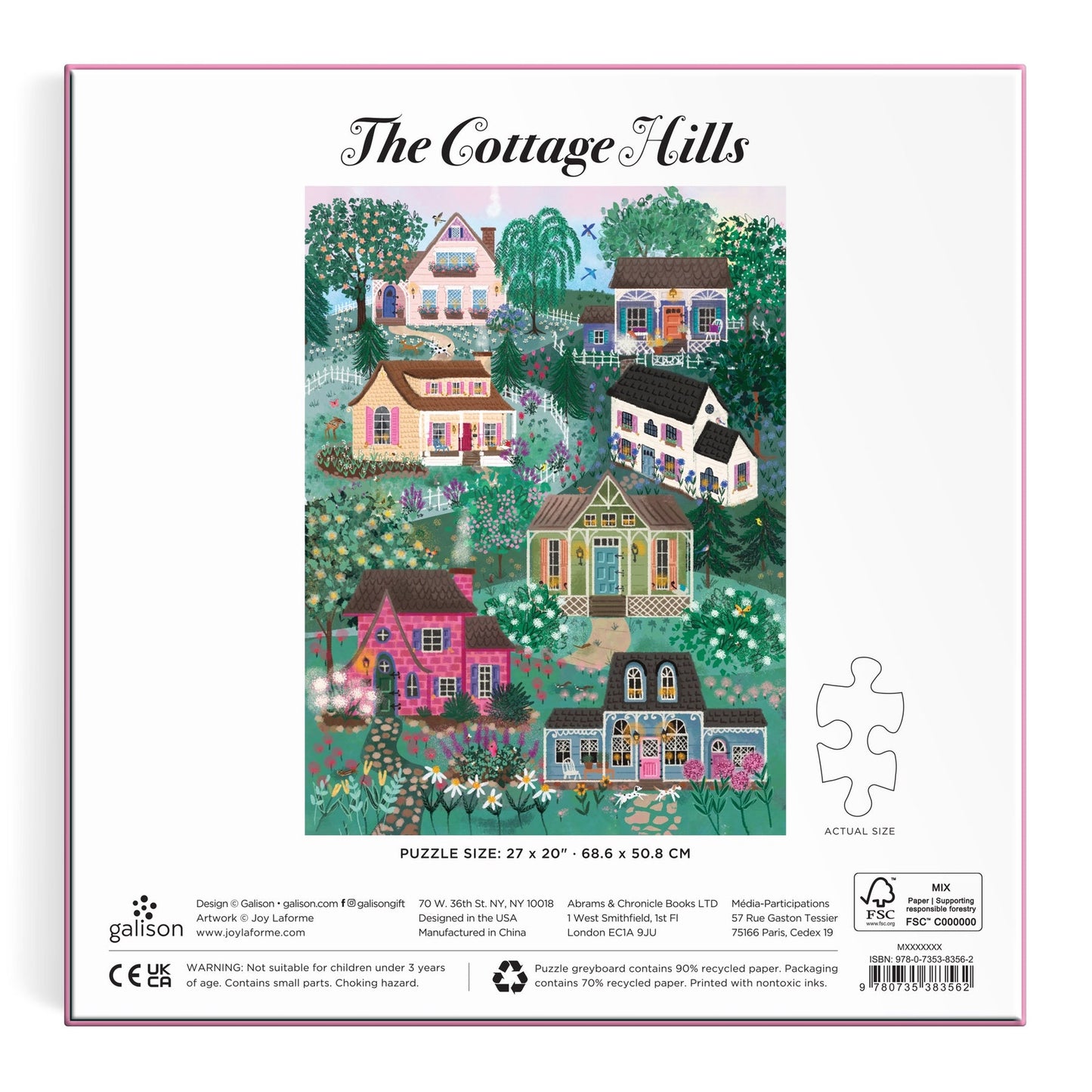 1000 Piece Puzzle - The Cottage Hills