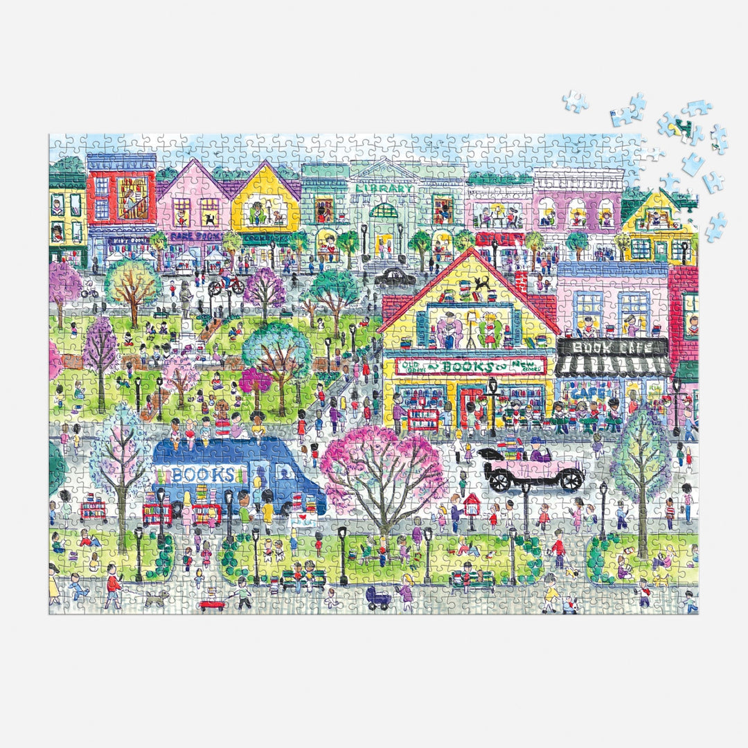 1000 Piece Puzzle - Michael Storrings Book Town