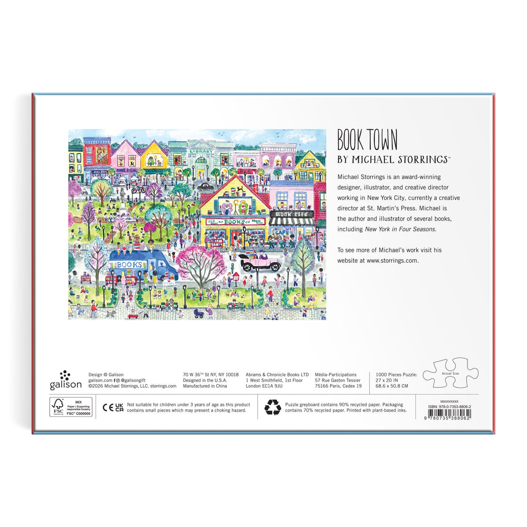 1000 Piece Puzzle - Michael Storrings Book Town