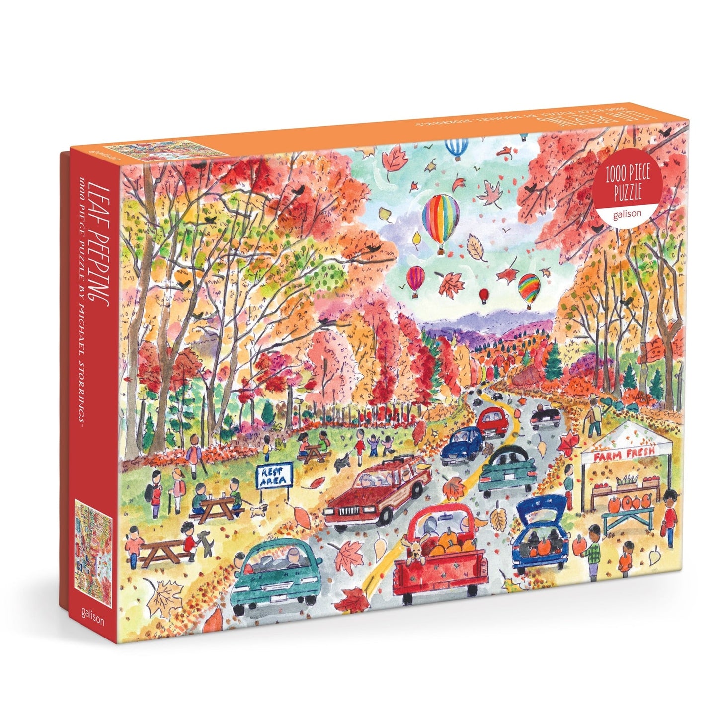 1000 Piece Puzzle - Michael Storrings Leaf Peeping