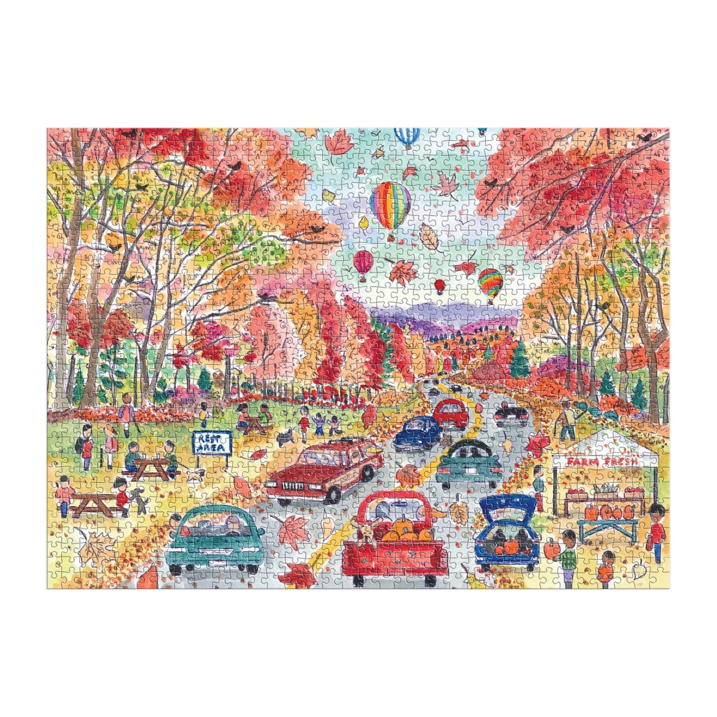 1000 Piece Puzzle - Michael Storrings Leaf Peeping