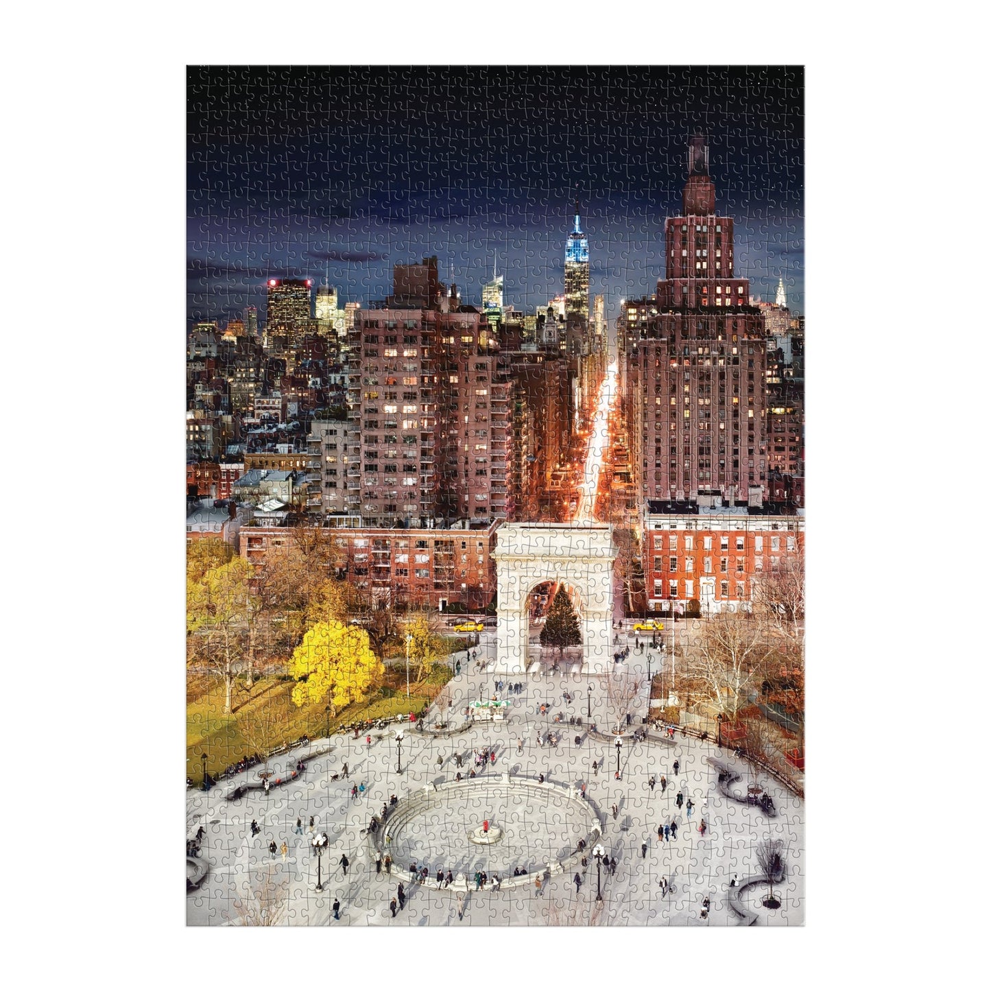 1000 Piece Puzzle - Stephen Wilkes Day To Night Washington Square Park