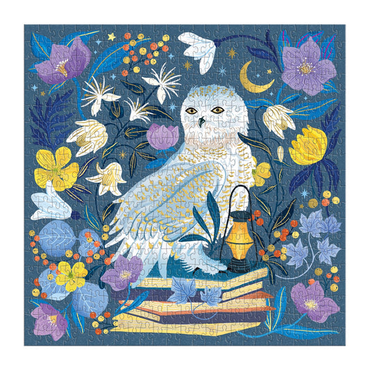 500 Piece Foil Puzzle - Celestial Owl