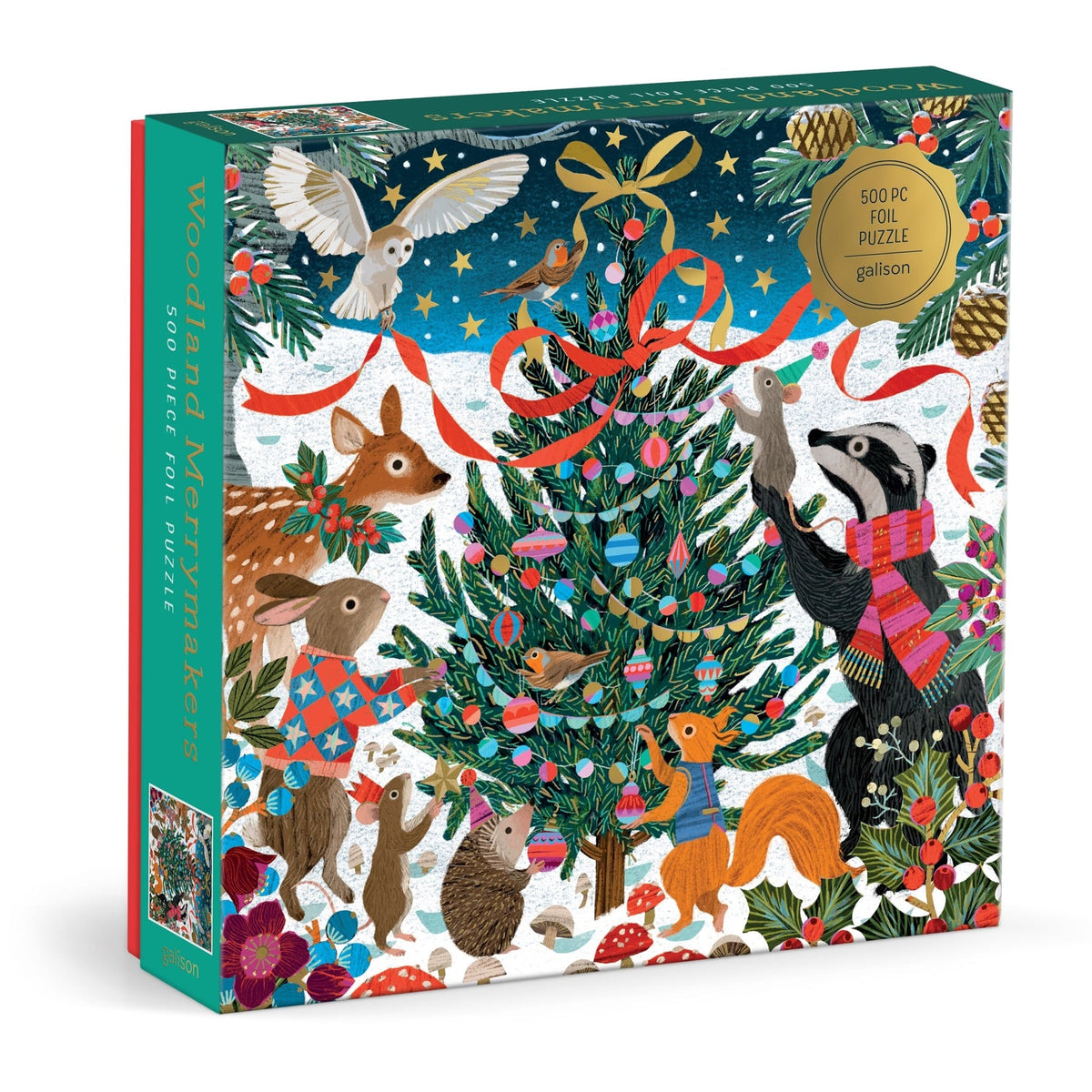 500 Piece Foil Puzzle Victoria Ball Woodland Merrymakers