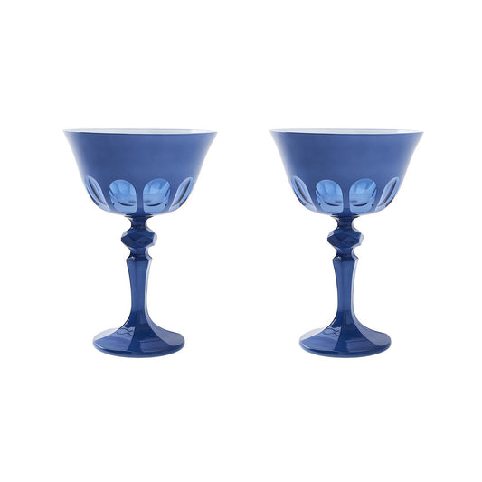 Set of 2 Rialto Coupe Glasses - Color: Duchess