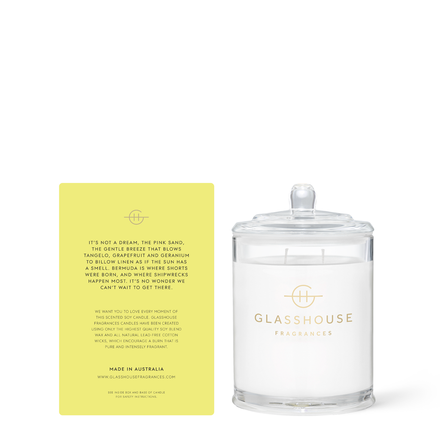13.4oz Sunkissed in Bermuda - Triple Scented Soy Candle