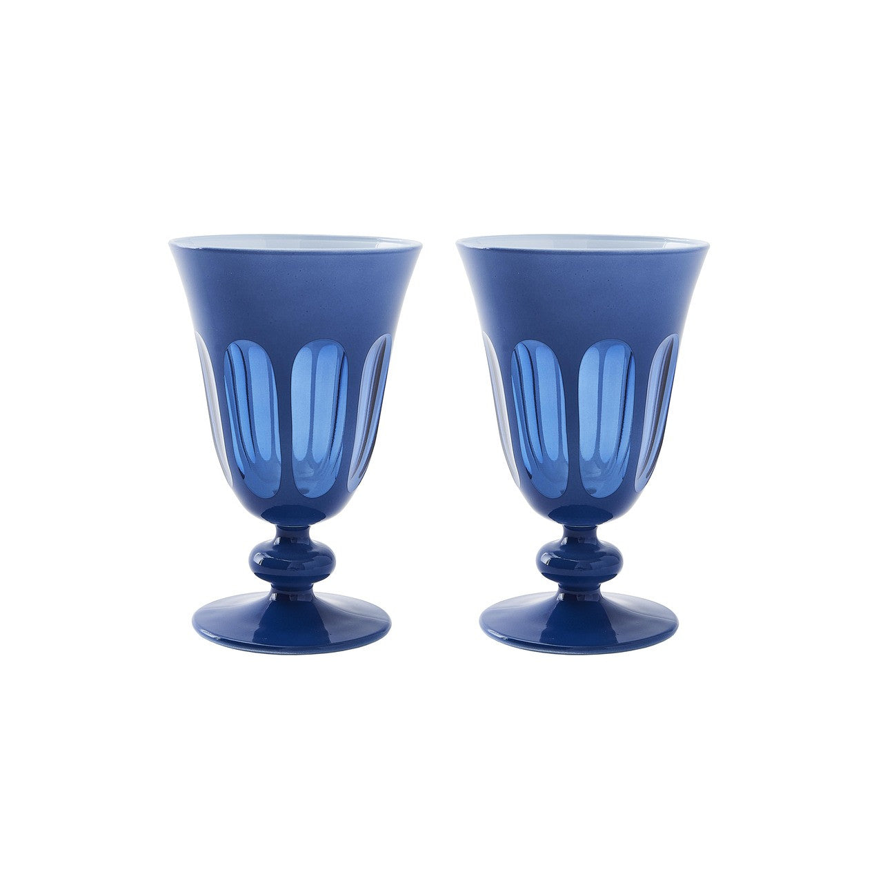 Set of 2 Rialto Tulip Glasses - Color: Duchess