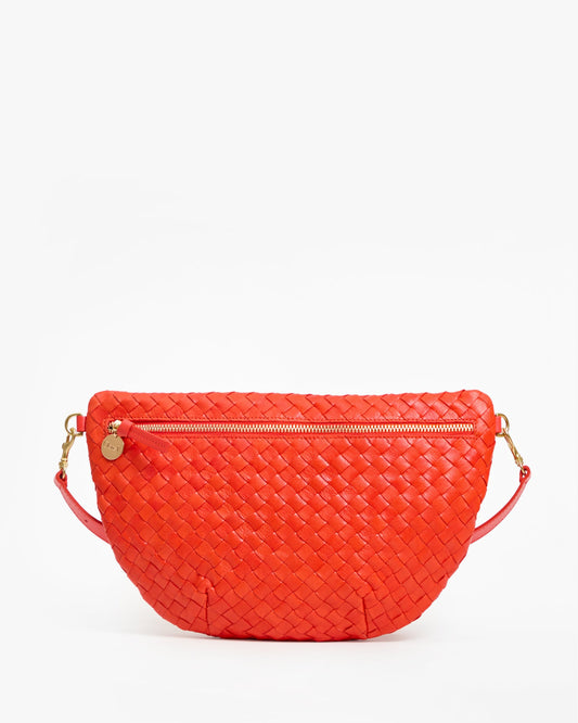 Grande Fanny - Bright Poppy Diagonal Woven