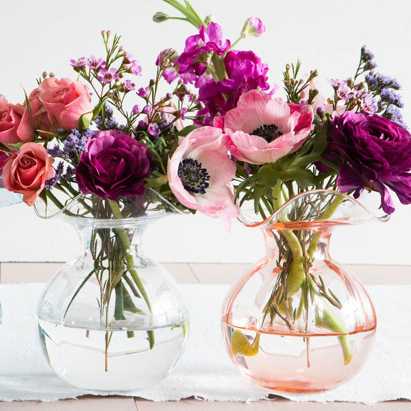 Hibiscus Bud Vase - Pink