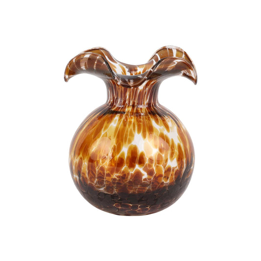 Hibiscus Bud Vase - Brown Tortoiseshell