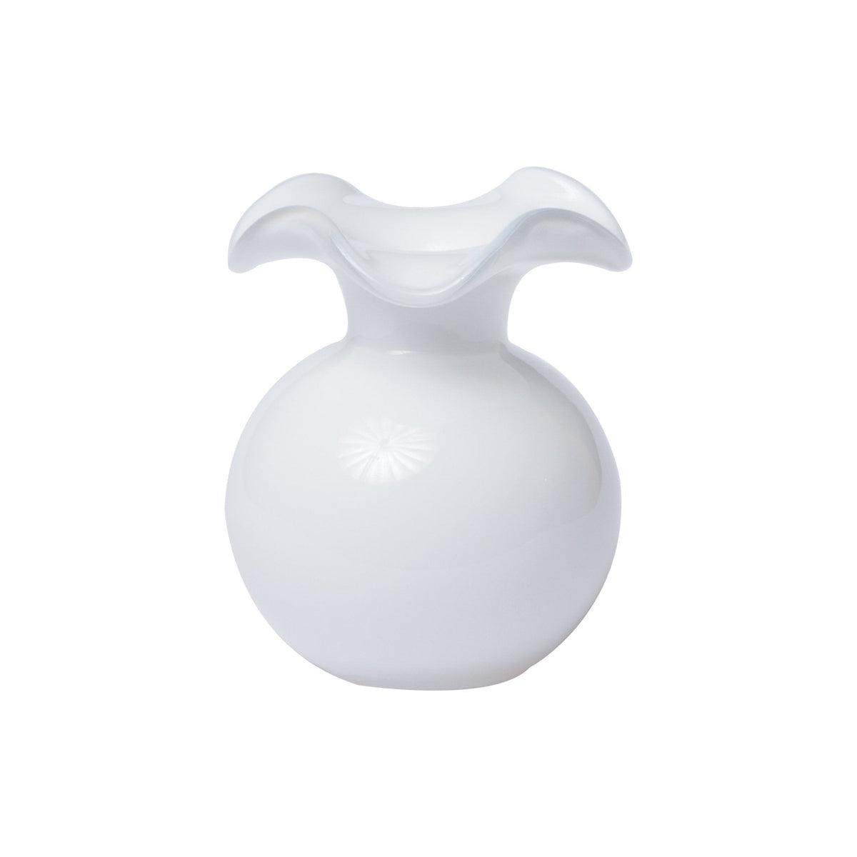 Hibiscus Bud Vase - White