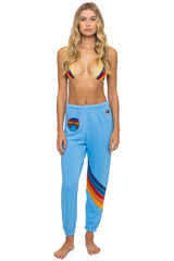All Seasons Circle Chevron Sweatpant - Sky