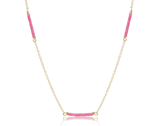 15" Choker Simplicity Chain Gold - Hope Bliss -  Bubblegum