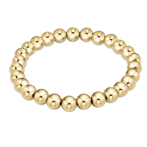 Extends - Classic Gold 7mm Bead Bracelet