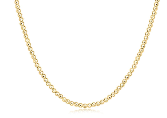 15" Choker Classic Gold - 3mm Bead