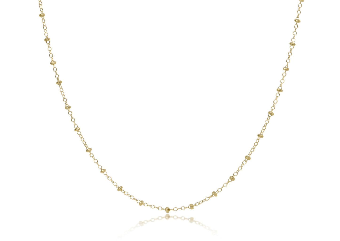 17" Choker Simplicity Chain Gold - Classic 2mm Gold