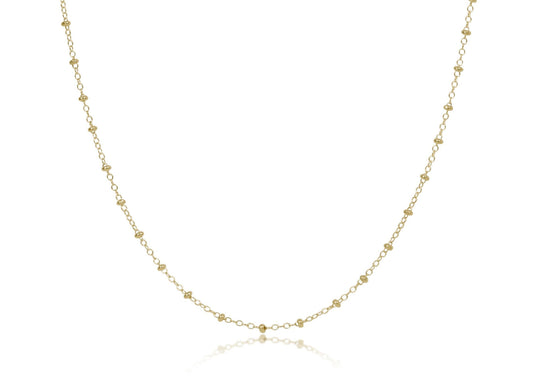 17" Choker Simplicity Chain Gold - Classic 2mm Gold