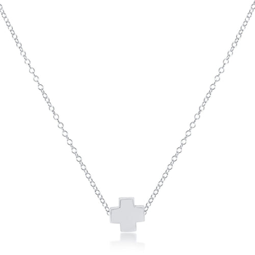 16" Necklace Sterling Silver Signature Cross