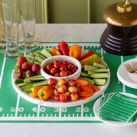 20"x25' Paper Table Runner - Touchdown