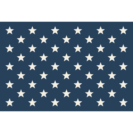 Paper Placemat Pad - Stars on Blue