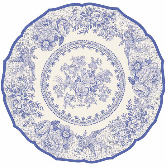 Die Cut Paper Placemat - Blue Asiatic Pheasants