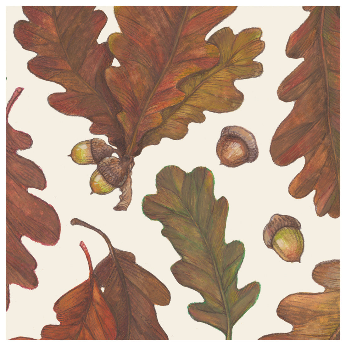 Cocktail Napkins - Autumn Leaves
