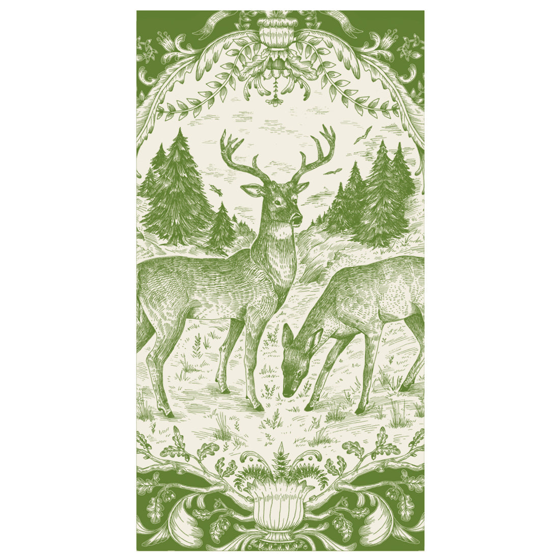 Fable Toile Guest Napkin - Pack of 16