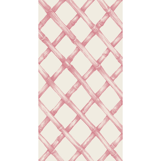 Guest Napkins - Pink Lattice