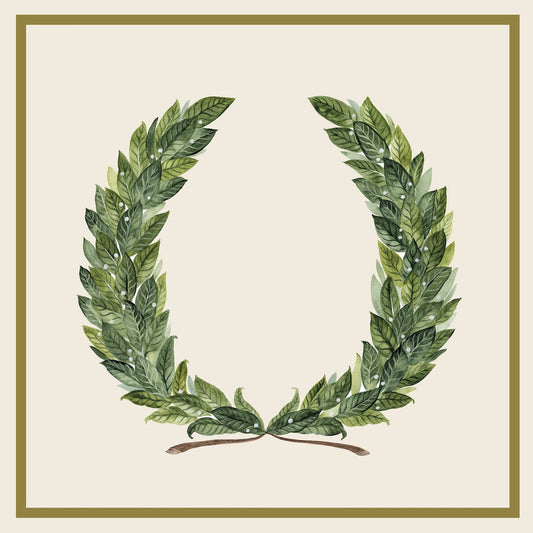 Cocktail Napkins - Laurel Wreath