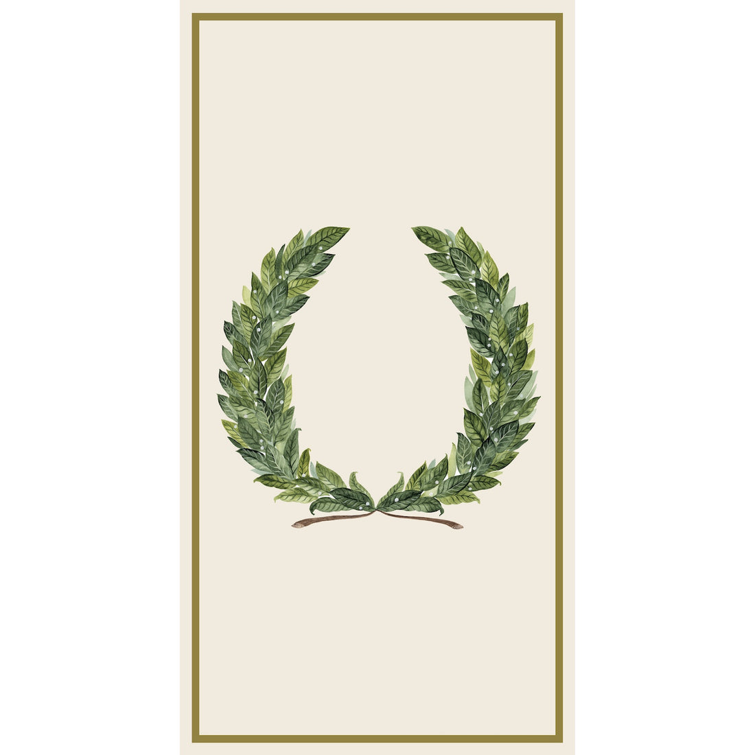 Laurel Wreath Guest Napkin - Pack of 16