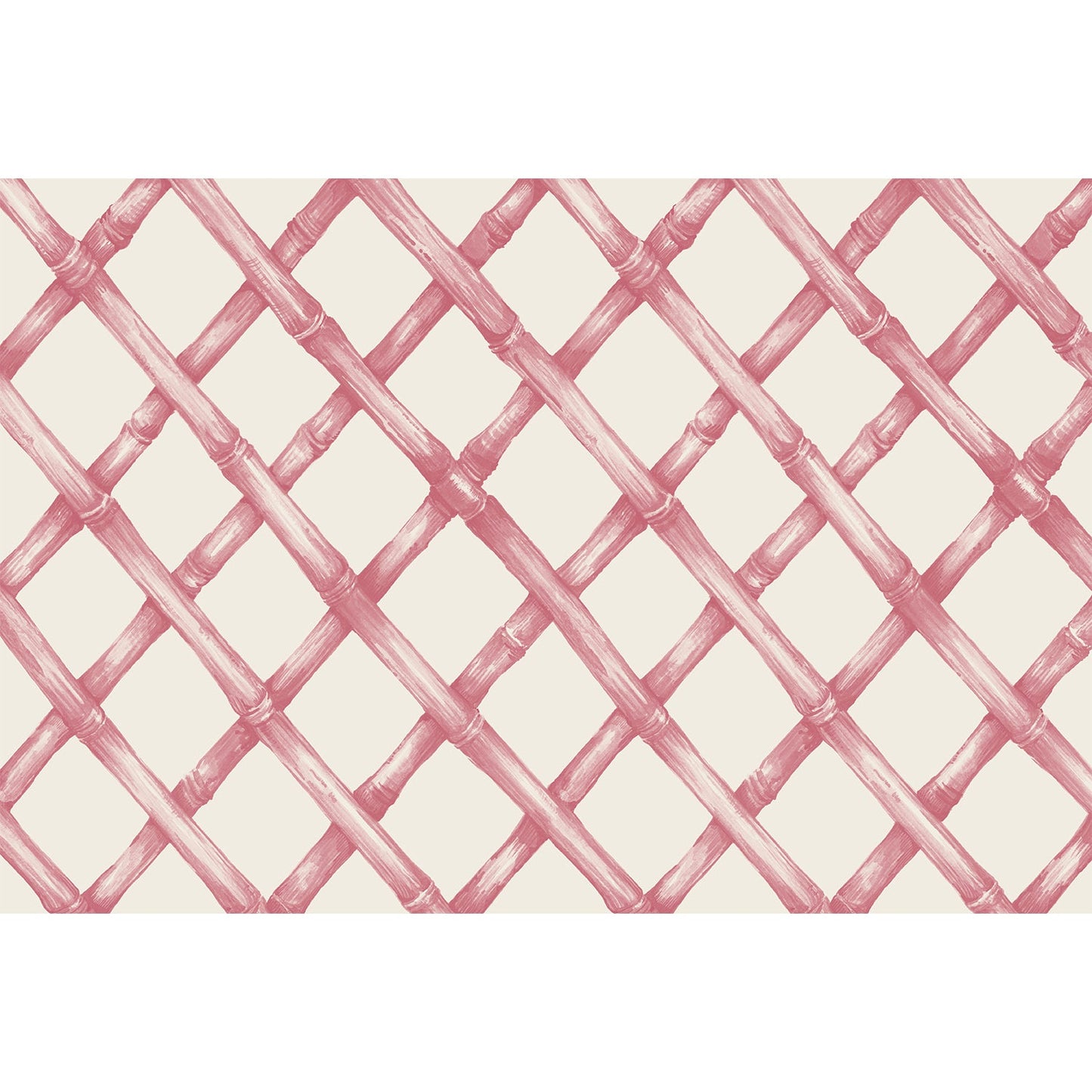 Paper Placemat Pad - Pink Lattice