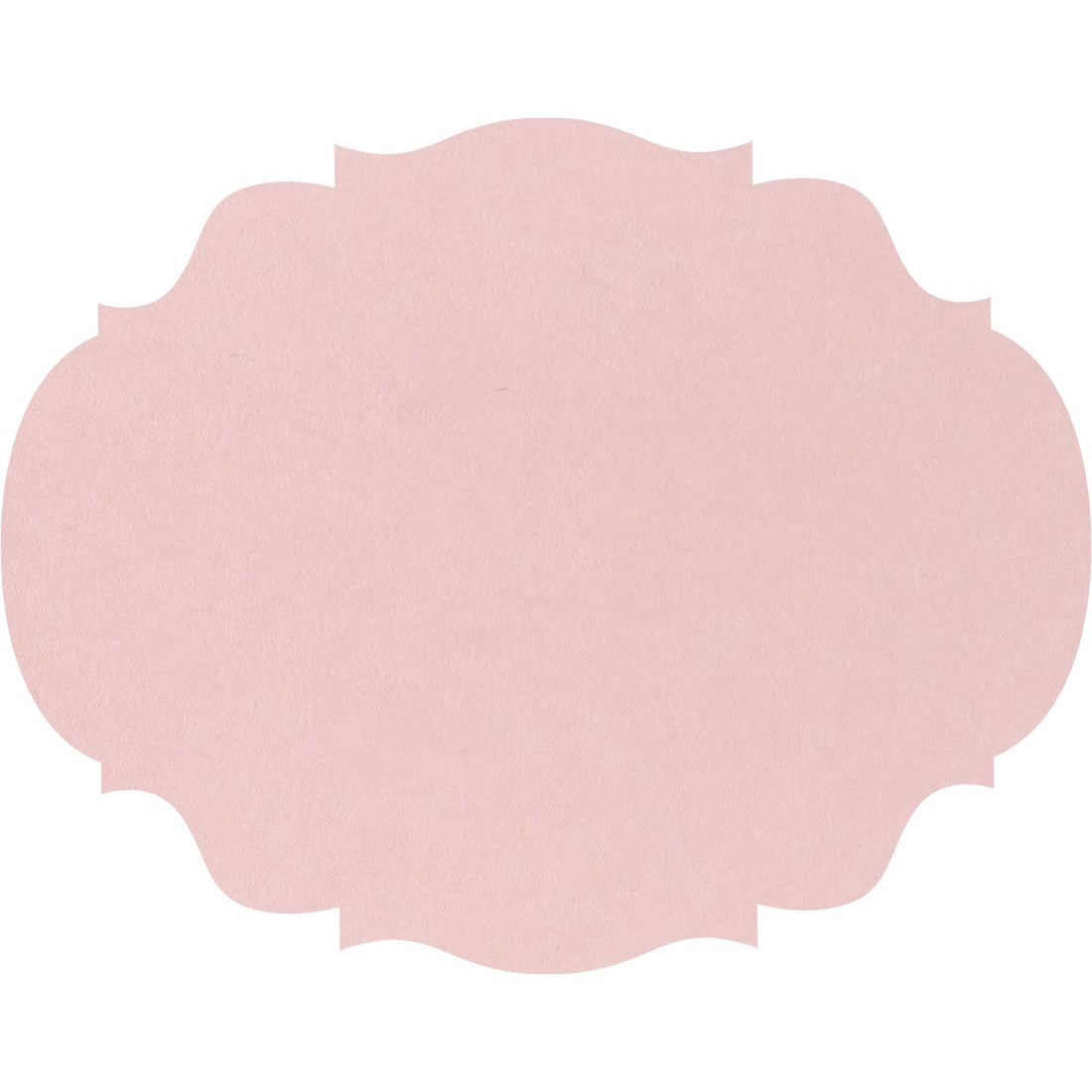 Die Cut Paper Placemat - Pink French Frame