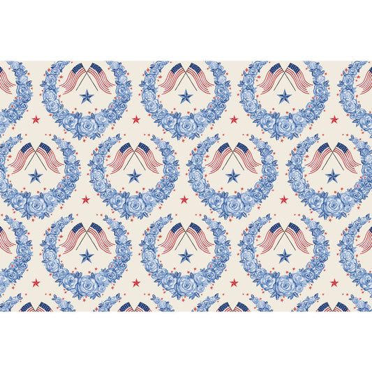 Paper Placemat Pad - American Floral