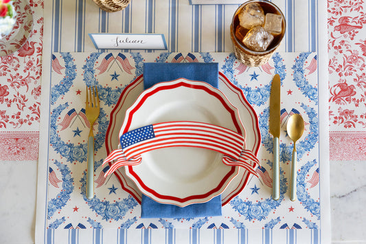 Paper Placemat Pad - American Floral