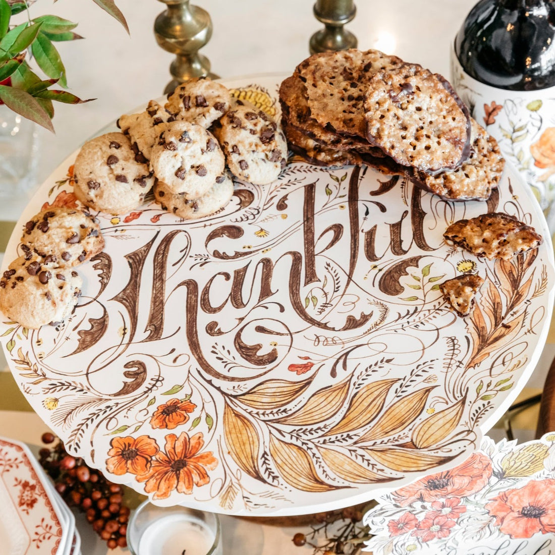 Pack of 12 Serving Papers - Thankful