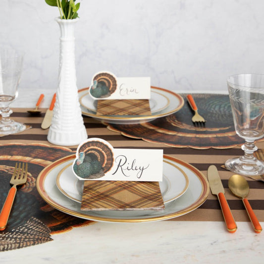 Place Card - Heritage Turkey - Pack of 12