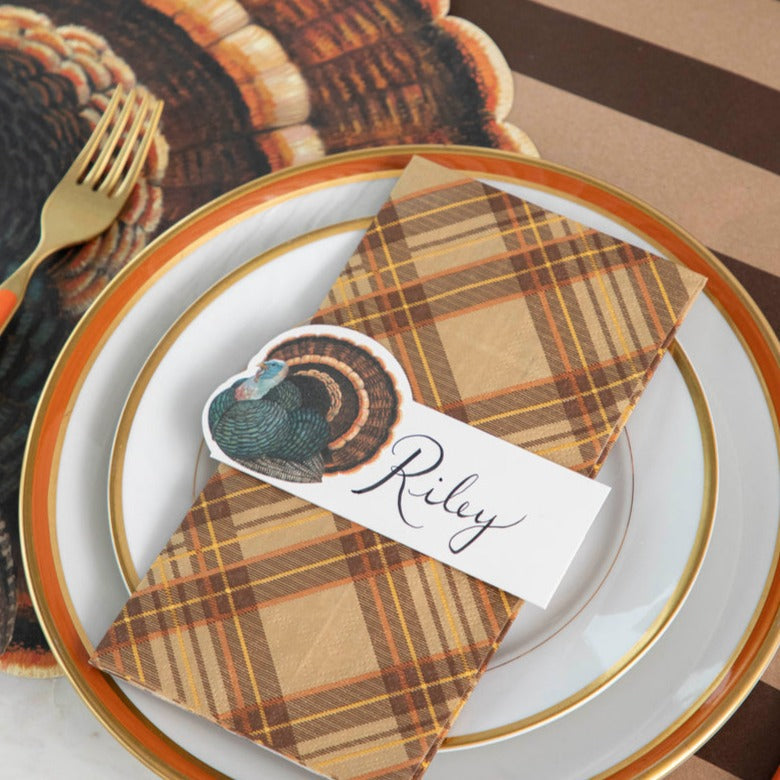 Place Card - Heritage Turkey - Pack of 12
